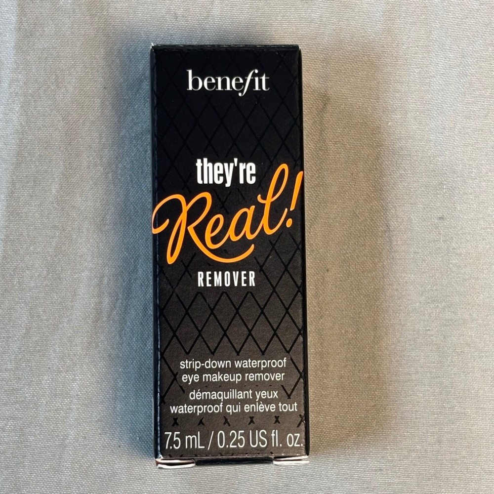 Benefit They're Real! Waterproof Eye Makeup Remover Gel 0.25 oz Travel Size NEW